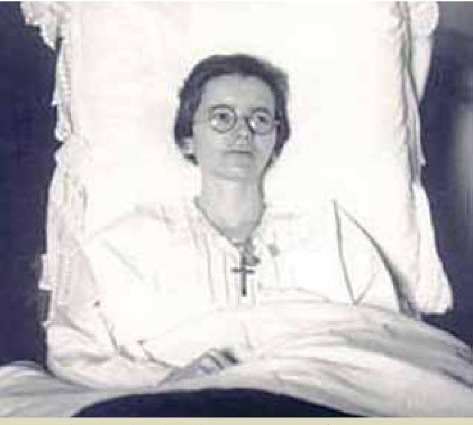 Photograph from the exhibition for Servant of God Marthe Robin