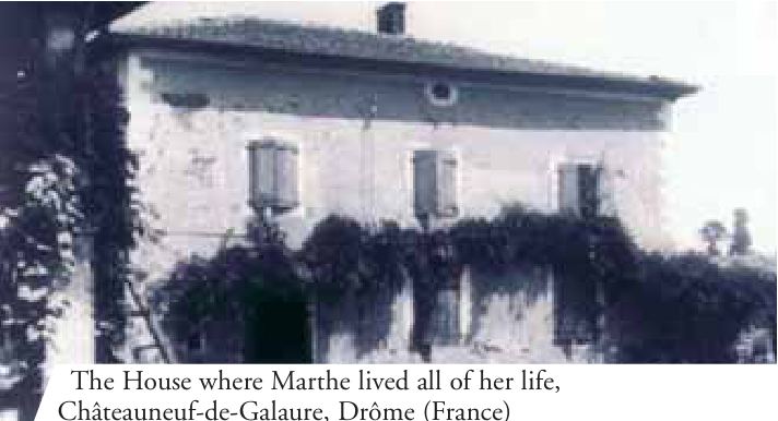 Photograph from the exhibition for Servant of God Marthe Robin