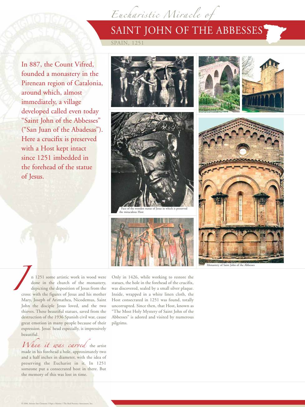 Pannello della mostra: S. John of the Abbesses
