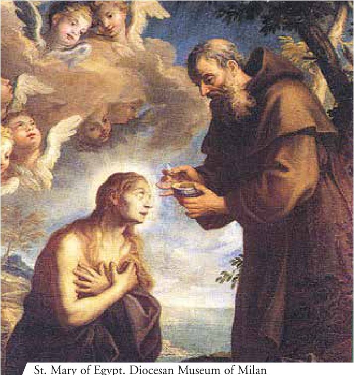 Photograph from the exhibition for St. Mary of Egypt