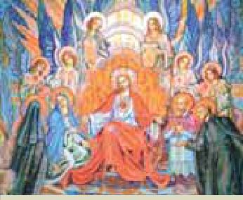 Photograph from the exhibition for Saint Margaret Mary Alacoque – Sacred Heart of Jesus