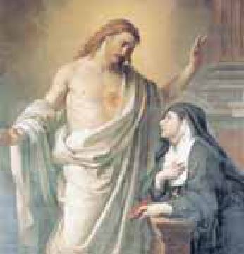 Photograph from the exhibition for Saint Margaret Mary Alacoque – Sacred Heart of Jesus