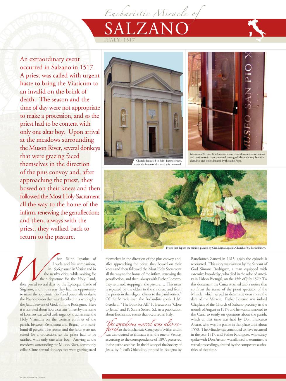 Exhibition panel for Salzano