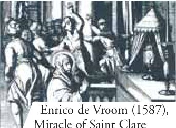 Photograph from the exhibition for Saint Clare of Assisi