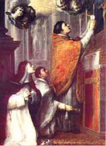 Photograph from the exhibition for Saint Catherine of Siena