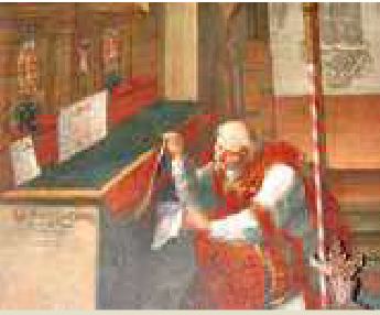 Photograph from the exhibition for Walldürn