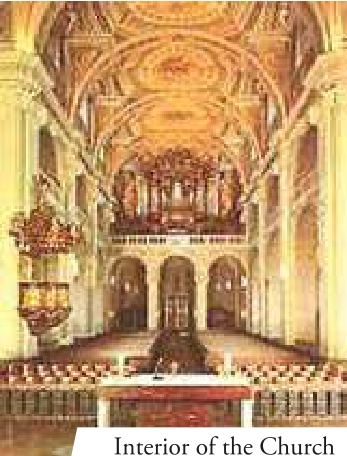 Interior of the Church