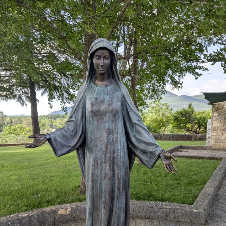 Our Lady behind Tihaljina church