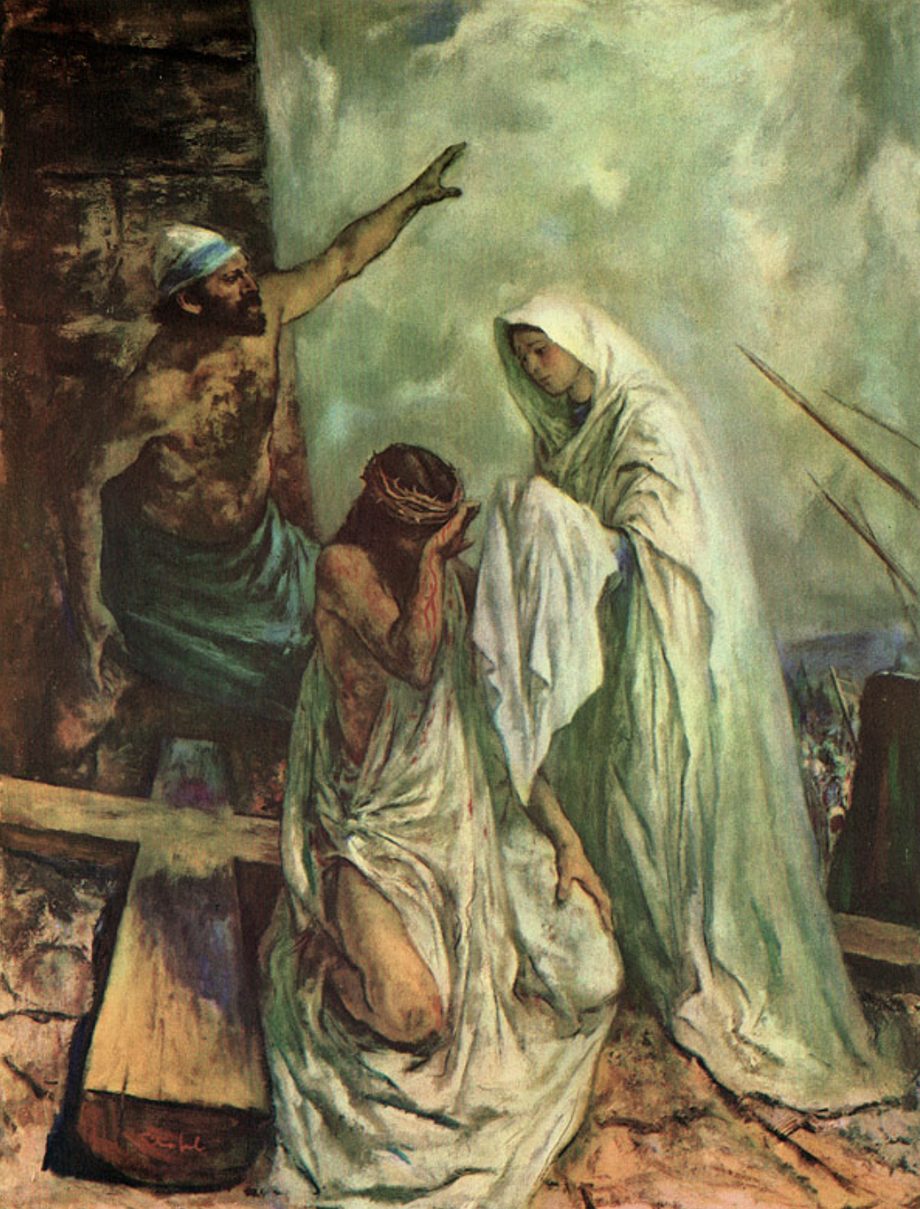 Veronica Wipes the Face of Jesus
