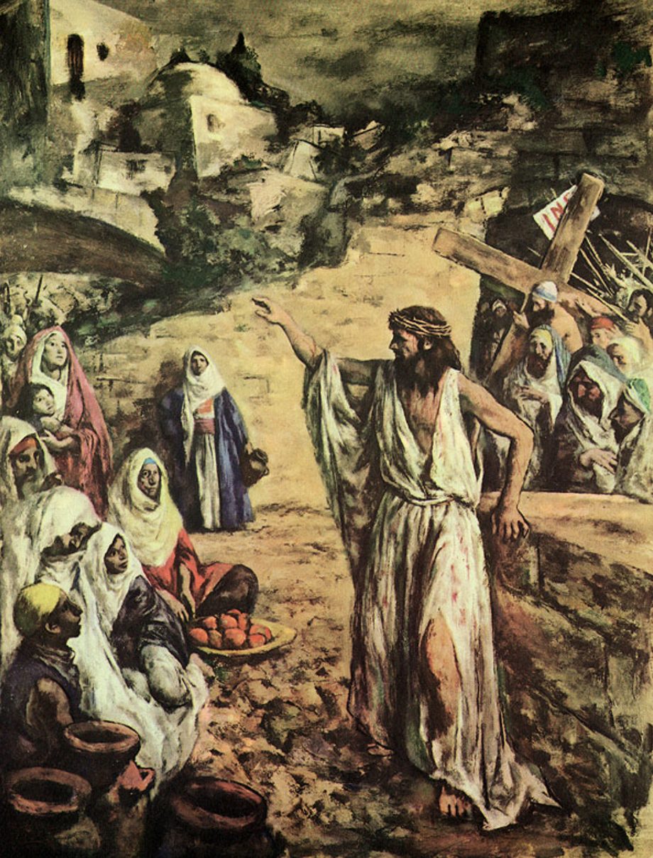 The Women of Jerusalem Weep Over Jesus